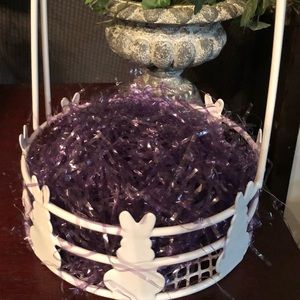 Metal Bunny Basket